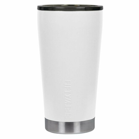 EAT-IN TOOLS 16 oz Vacuum-Insulated Tumbler with Smoke Cap, Winter White EA3002129